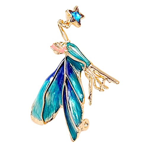 WRITWAA Fairy Brosche Anstecknadel für Damen Kleidung Langlebige Legierung Vielseitig für Jacken Schals Taschen Fester Halt Modisches Accessoire für Alltag und Besondere Anlässe von WRITWAA
