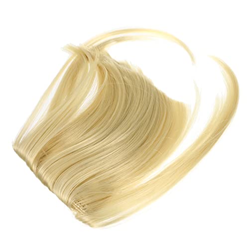 WRITWAA Fake Haar Perücke Air Bangs Falsche Ponyperücke Clip in Damenhaarteilen Für Verabredungen Mottopartys Hochzeiten Versammlungen von WRITWAA