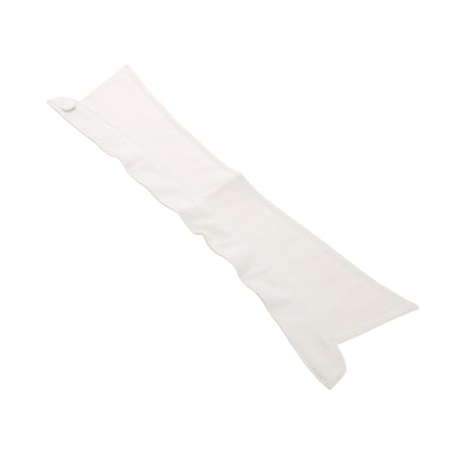 WRITWAA Abnehmbarer Damen Pu-kragen Mit Choker-halskette Weiß Für Hemden Pullover Und Jacken Einfache Kombination Dekoratives Highlight von WRITWAA