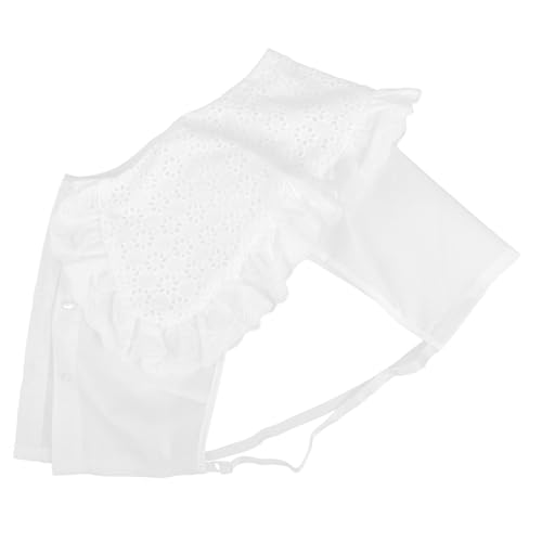 WRITWAA Modischer Abnehmbarer Damenkragen für Pullover Aus Weißer Spitze Dekorativ und Bequem von WRITWAA