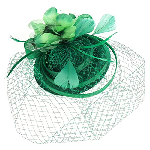 WRITWAA Fascinator Für Damen Retro-design Mit Netz Und Federn Stirnband Party-kopfbedeckung Für Hochzeit Teeparty Und Andere Anlässe von WRITWAA