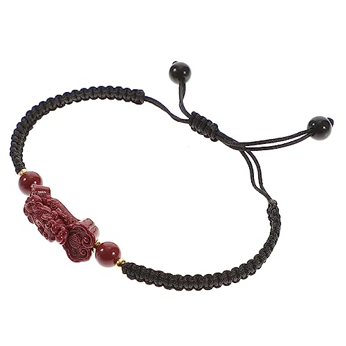 WRITWAA Feng Shui Glücksarmband Pi Yao Handgefertigt Geflochtenes Amulett Schmuck für Damen Herren Freund Freundin Wohlstand Reichtum Schutz Gesundheit Alltag von WRITWAA