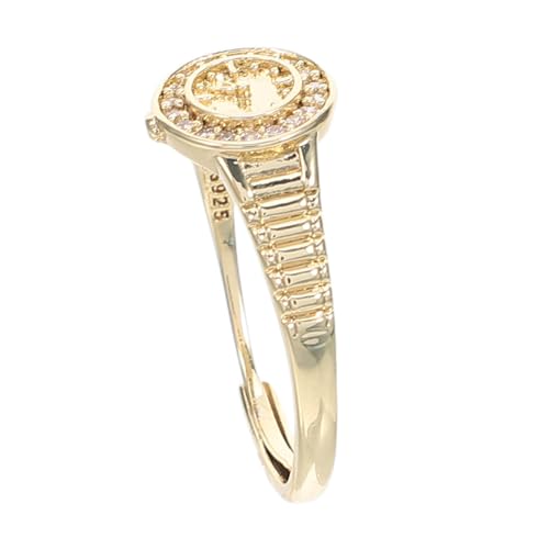 WRITWAA Fingeruhr Uhr Ringe Damen Armbanduhren Uhr Schmuck Schmuck Accessoires Kleine Damen Ringe Ring Golden von WRITWAA