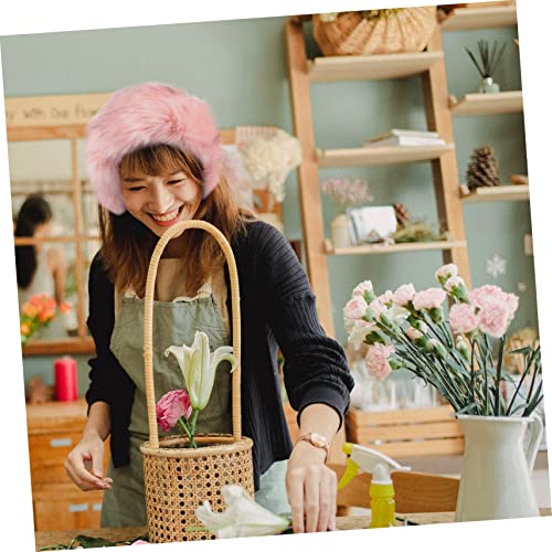 WRITWAA Flauschiges Kunstpelz Stirnband Damen Winter Ohrwärmer Ohrenschutz Warm Elastisch Modisch für Outdoor Sport Skifahren Wandern Camping von WRITWAA