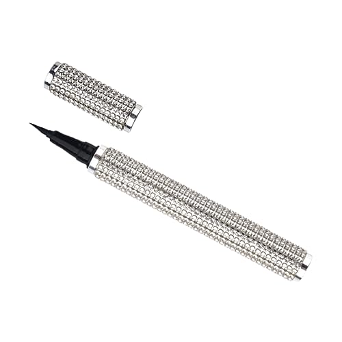 WRITWAA Flüssiger Eyeliner Wasserfester Eyeliner Wasserdicht Definierer -stift Machen- Bleistift Schönheitsset -stick Schminksets Lidstrich Pu-aufkleber Bohrer Silver von WRITWAA