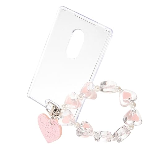 WRITWAA Kartenhalter Mit Schlüsselanhänger Transparent Und Leicht Für Id Kreditkarten Und Buskarten Für Erwachsene Süßes von WRITWAA