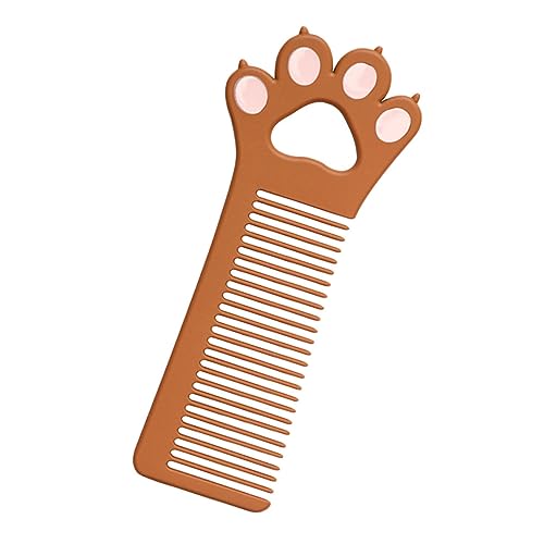 WRITWAA Friseur Kamm Mädchen Katzenpfoten Styling Kamm Tragbares Haarschneidewerkzeug für Reisen Zinklegierung Komfortable Handhabung von WRITWAA