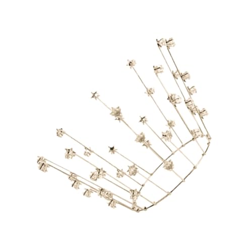 WRITWAA Fünf-Punkte-Sternkrone deko Haarzubehör frauen kopfschmuck von WRITWAA