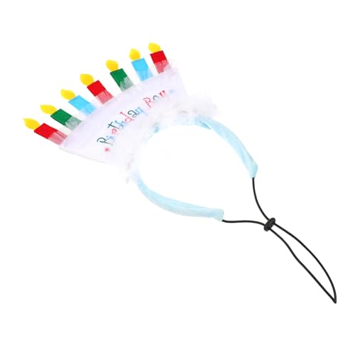 WRITWAA Geburtstagsparty Stirnband Für Junge Mädchen Dekoratives Haarband Leichtes Und Strapazierfähiges Material Für Geburtstagsfeiern von WRITWAA