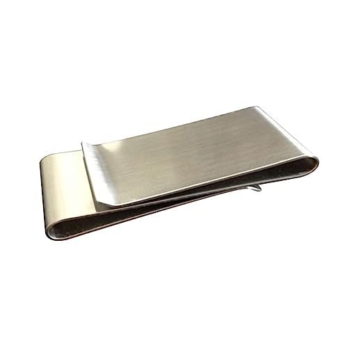 WRITWAA Geldklammer Für Herren Dreifach Faltbarer Geldscheinhalter Slim Wallet Für Bargeld Kreditkarten Und Ausweise Praktischer Geldclip Metall von WRITWAA