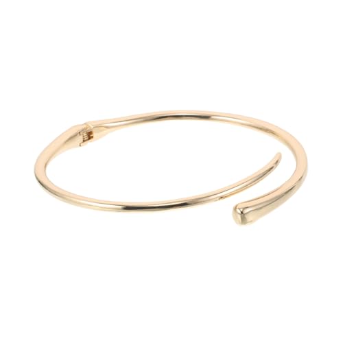 WRITWAA Geometrischer Metall Choker Statement Punk Stil Glatte Oberfläche Öffnung Verstellbar Trendiges Schmuckstück für Hochzeit Strand Sommer von WRITWAA