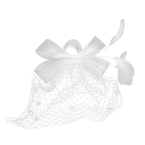 WRITWAA Gesichtsschleier Für Damen Netz-kopfbedeckung Für Junggesellinnenabschiede Retro-gesichtsschleier Schleier Tanzparty-kopfbedeckung Für Abschlussbälle Maskeraden Hochzeiten von WRITWAA