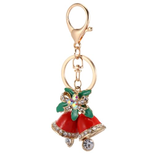 WRITWAA Cartoon Schlüsselanhänger Tasche Praktische Schlüsselanhänger Entzückende Schlüsselanhänger Dekorative Strass Schlüsselanhänger Für Weihnachten von WRITWAA