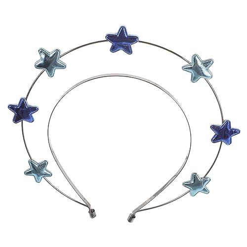 WRITWAA Haarband Mit Krone Und Sternen Stirnband Für Erwachsene Und Frauen Perfektes Party-kopfstück Karnevals-accessoire von WRITWAA