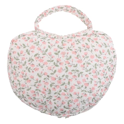 WRITWAA Blumen-Make-up-Tasche Für Damen Reise-Kosmetiktasche Mit Griff Und Reißverschluss Organizer Für Pinsel Und Kosmetika Blumendesign Für Schönheit Und Eleganz von WRITWAA