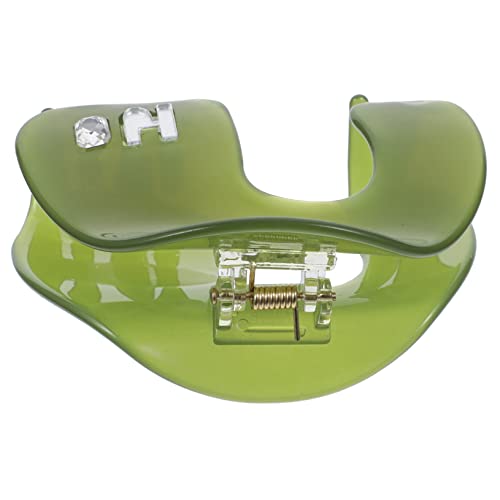 WRITWAA Große Haifisch Clip Kiefer Jumbo Haarklammern Klauenclips Damen Jumbo Haarclip Große Haarclips Styling Geformt Große Haarhalteclip Clips Für Haare Große Klauenklammer Grüne von WRITWAA