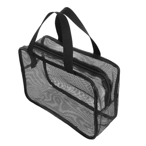 WRITWAA Große Tragbare Mesh duschtasche für Männer mit Vielseitigem Stauraum Leichter Dusch Organizer für Camping Fitnessstudio Reisen und Outdoor aktivitäten von WRITWAA