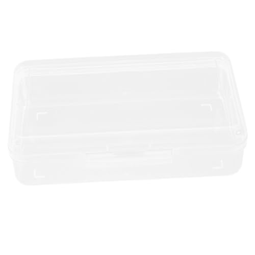 WRITWAA Große Transparente Plastik Federmappe Stiftebox mit Hoher Kapazität Robuster Langlebiger Organizer für Stifte Bleistifte Marker für Schule Büro und Zuhause von WRITWAA