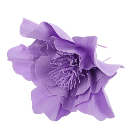 WRITWAA Großer Blumen-fascinator Haarreif für Damen Stilvolle Blüten Kopfbedeckung mit Auffälliger Blüte für Teeparty Hochzeit Karneval Modisches Damen-haarschmuck Accessoire von WRITWAA