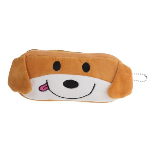 WRITWAA Großes Federmäppchen mit Reißverschluss Plüsch Mäppchen Kapazität Kawaii Federtasche für Schule Büro Vielseitig Nutzbar Niedliches Cartoon Design von WRITWAA