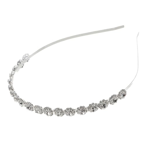 WRITWAA Haarband Für Hochzeiten Braut Haarschmuck Mit Wassersteinblumen Eleganter Kopfschmuck Für Damen Für Besondere Anlässe Und Feiern von WRITWAA