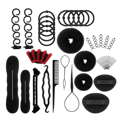 WRITWAA Haarknoten-maker Mit Flechtwerkzeugen Und Haarstyling-tools Für Frauen Und Mädchen Geeignet Für Verschiedene Haarstärken Und Längen von WRITWAA
