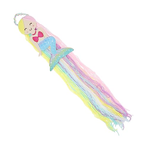 WRITWAA Meerjungfrau Stirnbandhalter Haarspangen Organizer Quasten Hängende Dekoration Mädchenzimmer Zimmerdeko von WRITWAA