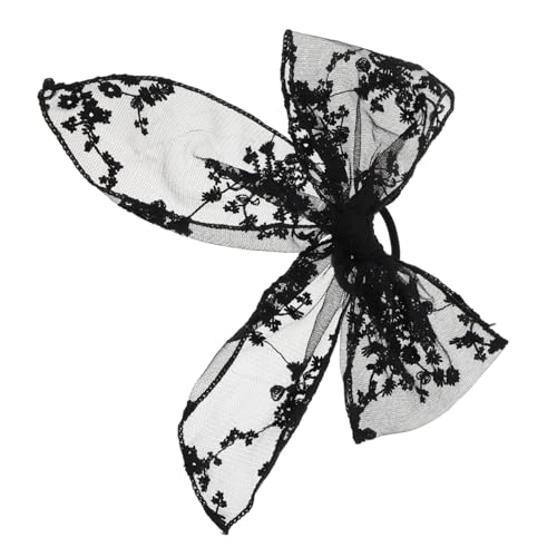 WRITWAA Haarschleifen Aus Spitze Mit Schleifendesign Haargummis Für Frauen Und Mädchen Geeignet Für Hochzeiten Partys Und Strand Schwarz Mit Zarter Stickerei WRITWAA Haarschleifen Aus Spitze Mit Schleifendesign Haargummis Für Frauen Und Mädchen Geeignet Für Hochzeiten Partys Und Strand Schwarz Mit Zarter Stickerei von WRITWAA