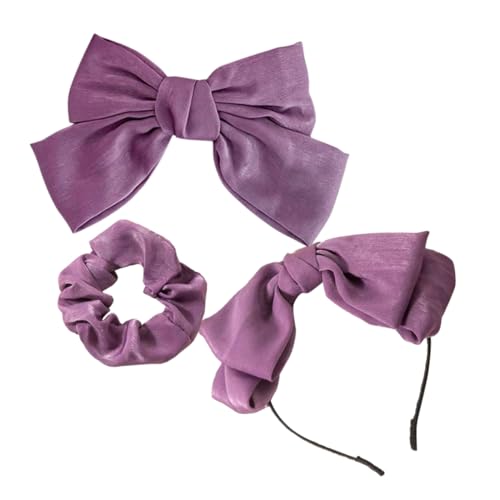 WRITWAA Haarschleifen Stirnband Mit Schleife Haarspange Für Teenager-mädchen Haargummis Elastische Haarbänder Haar-accessoires Für Damen von WRITWAA