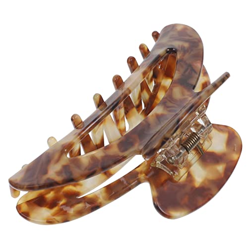 WRITWAA Haarspange Mit Marmorstruktur Klauenklammer Für Geformte Haarklammern Für Damen Große Bananen Haarspangen Trendiger Pferdeschwanz Kiefer Mädchen Dickes Großes von WRITWAA