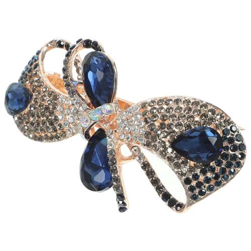 WRITWAA Haarspange mit Strass Mädchen Haarspangen mit Strass Quaste Bogen Schleifenhaarspangen für Frauen Klammer Haarspangen schnappen Schleife Haarspangen Glitzer Haarbögen Strasssteine von WRITWAA