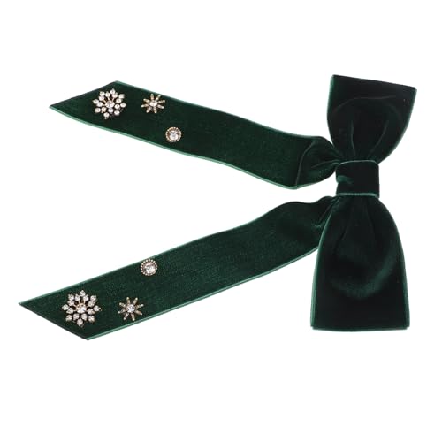 WRITWAA Strass-schneeflocken-haarspange Schleifen-haarnadel Elegantes Samt-stirnband Haarschmuck Für Frauen von WRITWAA