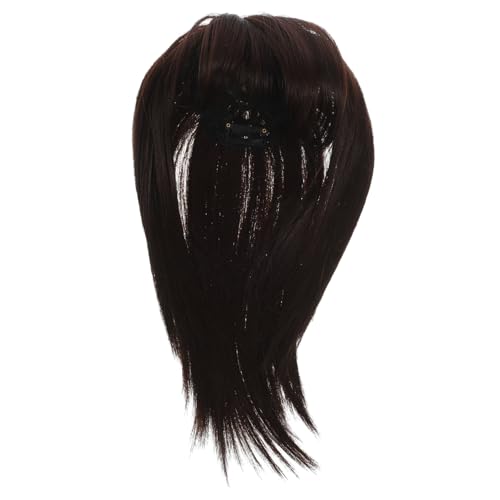 WRITWAA Haarteil Topper Für Frauen Mit Dünner Werdendem Haar Synthetisch Atmungsaktiv Einfach Anzubringen von WRITWAA