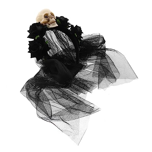 WRITWAA Kostüm Haarreif Mit Schädel-design Für Halloween Kreative Party-accessoires Für Damen Und Mädchen Langlebig Und Einfach Zu Lagern Für Halloween-verkleidungen von WRITWAA