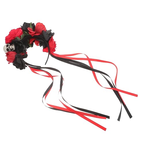 WRITWAA Halloween Haarreif mit Dekoration für Tag Toten Cosplay Stirnband für Partys Karneval und Kostüme Vielseitig Einsetzbares Haarschmuck Accessoire von WRITWAA