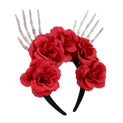 WRITWAA Skeleton Hand Haarschmuck Für Halloween Verziertes Kopfband Für Kostümparty Und Cosplay-events Zu Jedem Und Kopfgröße Festival-accessoires WRITWAA Skeleton Hand Haarschmuck Für Halloween Verziertes Kopfband Für Kostümparty Und Cosplay-events Zu Jedem Und Kopfgröße Festival-accessoires von WRITWAA