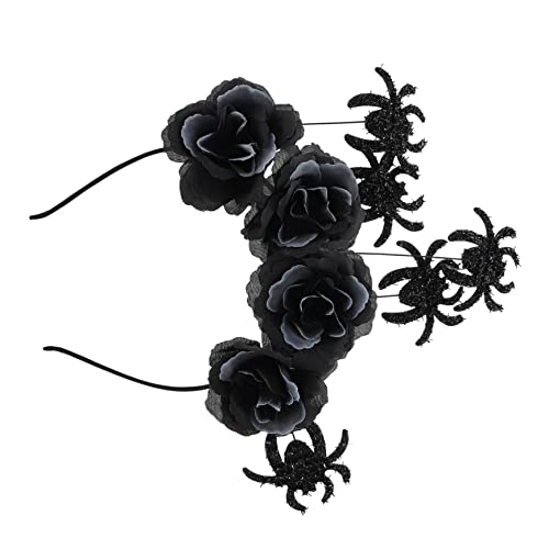 WRITWAA Halloween Spinnen-haarreif Flexibles Langlebiges Stirnband Für Kostüme Und Partys Stilvolles Accessoire Für Frauen Und Mädchen Für Halloween-feierlichkeiten Und Fotomotive von WRITWAA