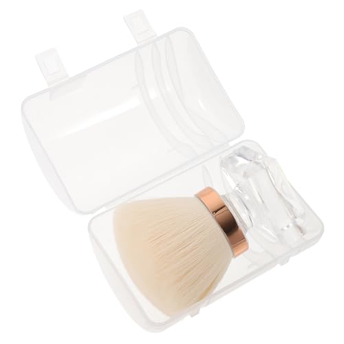 WRITWAA Handpuderpinsel Für Damen Kleiner Rougepinsel Make-up-pinsel Für Puder Gesichtspuderpinsel Tragbarer Puderpinsel Präzisionspinsel Für Make-up Kosmetik-tool Mit Borsten Geeignet von WRITWAA