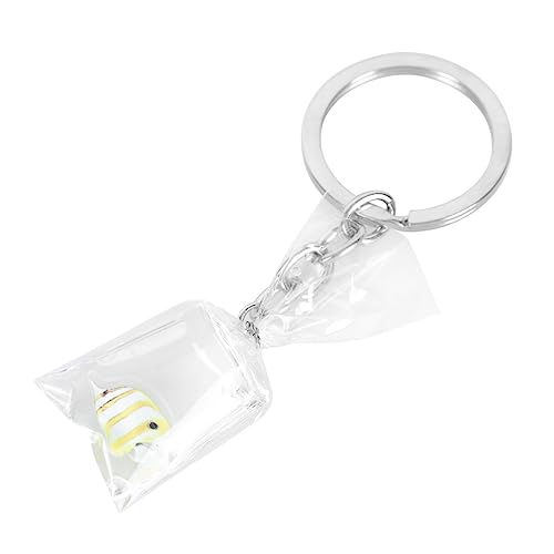WRITWAA Resin Schlüsselanhänger Tropische Fische Für Handtaschen Wasserbeutel Dekoration Kreative Schlüsselring Mit Fischarbeitsdesign Für Und Accessoires von WRITWAA