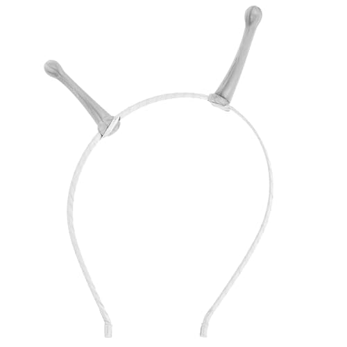 WRITWAA Headband Halloween Kostümzubehör Leuchtender Haarreif für Karneval Cosplay Festlichkeiten Silberner Haarreif mit für Partys von WRITWAA