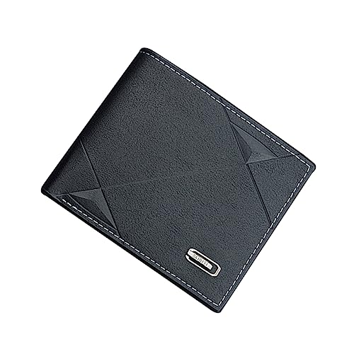 WRITWAA Herren-geldbörse Aus Echtem Material Klein Mit Reißverschluss Münzfach Portemonnaie Für Männer Halter Herrentasche Multiple Taschen Für Karten von WRITWAA