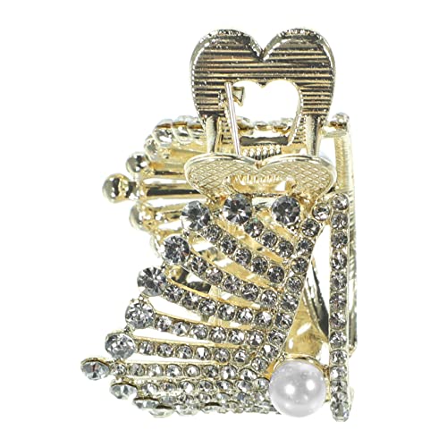 WRITWAA Hochsteckfrisur Haarclip Krone Ponytail Halter Haarschmuck für Damen und Eleganter Dutt Clip für Dickes für Besondere Anlässe von WRITWAA