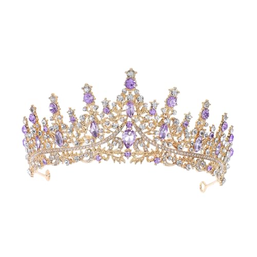 WRITWAA Hochzeits Tiara Stirnband mit Funkelnden Strasssteinen Königliche Prinzessinnenkrone Haarschmuck für Braut Mädchen Diadem für Hochzeit Party Geburtstagsfeier und Festliche Anlässe von WRITWAA