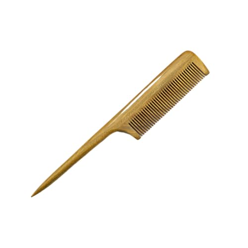 WRITWAA Holzkamm Kämme Scheitel Haarkamm Dichter Schwanzkamm Männer Feine Sandelholzzahn Entwirren Styling Geformt Frauen Bambus von WRITWAA