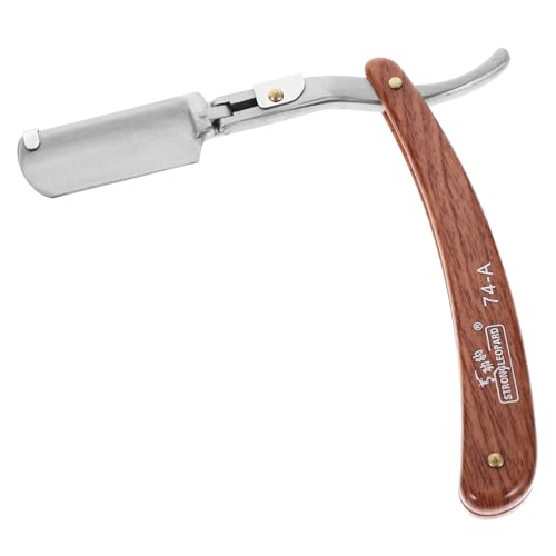 WRITWAA Professioneller Manueller Rasierer Für Männer Mit Ergonomischem Griff Rostfrei Für Gründliche Rasur Friseur Rasierer Für Salon Und Persönlichen Gebrauch Aus Edelstahl von WRITWAA