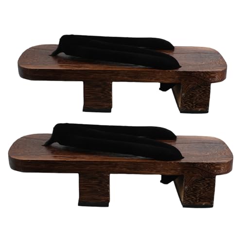 WRITWAA Japanische Traditionelle Holzclogs Ergonomisch Geformt Zweizähnige Hausschuhe für Damen und Herren Vielseitig für Indoor Outdoor Kulturelle Events und Tägliches Tragen von WRITWAA