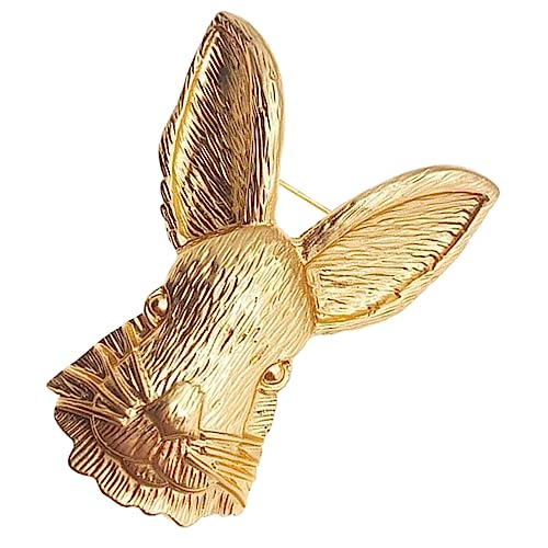 WRITWAA Kaninchen Brosche Metallnadel Tier Brosche Für Damenkleidung Hut Schal Anstecknadel Aus Legierung Für Kleidung von WRITWAA