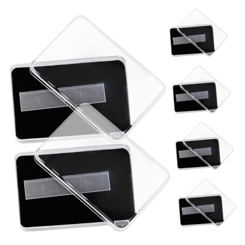 WRITWAA Transparente Aufbewahrungsbox Für Press-nägel Nagelhalter Mit Doppelseitigem Klebeband Organizer Für Nagelwerkzeuge Tragbare Verpackung Zum Aufbewahren Von Nagelaccessoires von WRITWAA