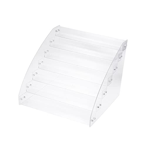 WRITWAA Transparentes Nagellack-aufbewahrungsregal Acryl-organizer Display-rack Für Schönheitsartikel Mehrschichtiger Organizer Zur Präsentation Von Nagellackproben Schichten von WRITWAA