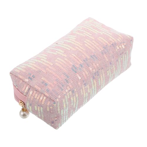 WRITWAA Kawaii Kosmetiktasche Tragbar Großes Fassungsvermögen Multifunktional Für Auto Reise Make up Organizer Kulturtasche Damen von WRITWAA